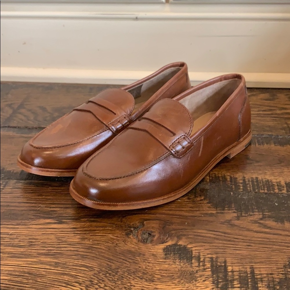 J. Crew Ryan penny loafers in leather H8200